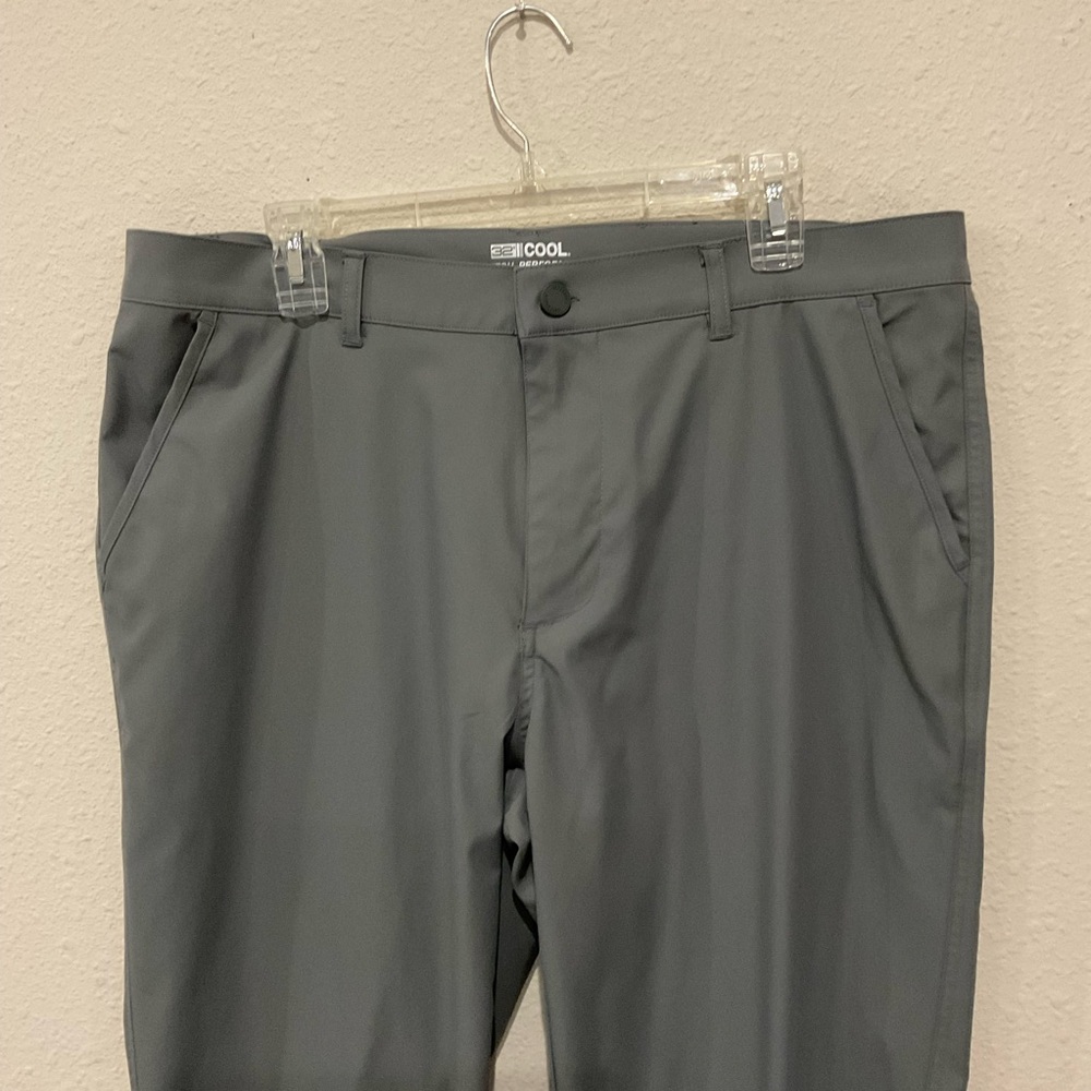 32 Degrees Cool Stretch Pants Performance Straight Leg Grey Men’s Size 36 x 32 - Picture 3 of 11